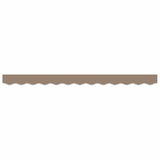 Vidaxl vervangende volant voor 4 m taupe polyester