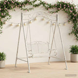 Vidaxl schommelframe antiek wit 113 x 121,5 x 168 cm staal