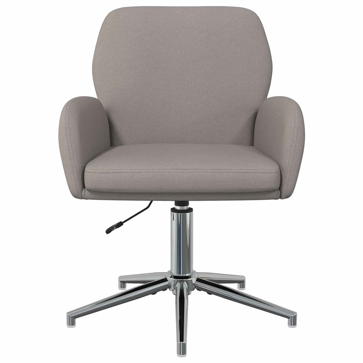 Vidaxl draaischrijfstoel stof 54 x 58 x 90 cm taupe