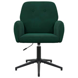 Vidaxl draaischrijfstoel 54 x 55 x 90 cm donkergroen fluweel