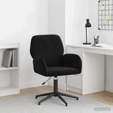 Vidaxl draaischrijfstoel 54 x 55 x 90 cm zwart fluweel