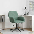 Vidaxl draaischrijfstoel fluweel 54 x 55 x 90 cm zeegroen