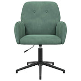 Vidaxl draaischrijfstoel fluweel 54 x 55 x 90 cm zeegroen