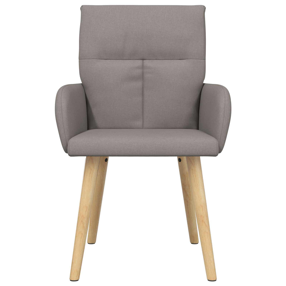 Vidaxl eettafelstoelen 2 st stof taupe 60 x 56 x 93 cm