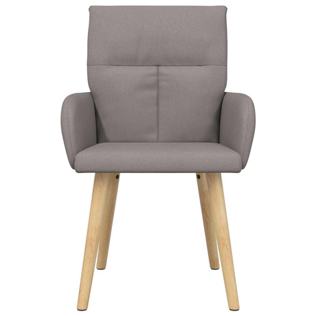 Vidaxl eettafelstoelen 2 st stof taupe 60 x 56 x 93 cm