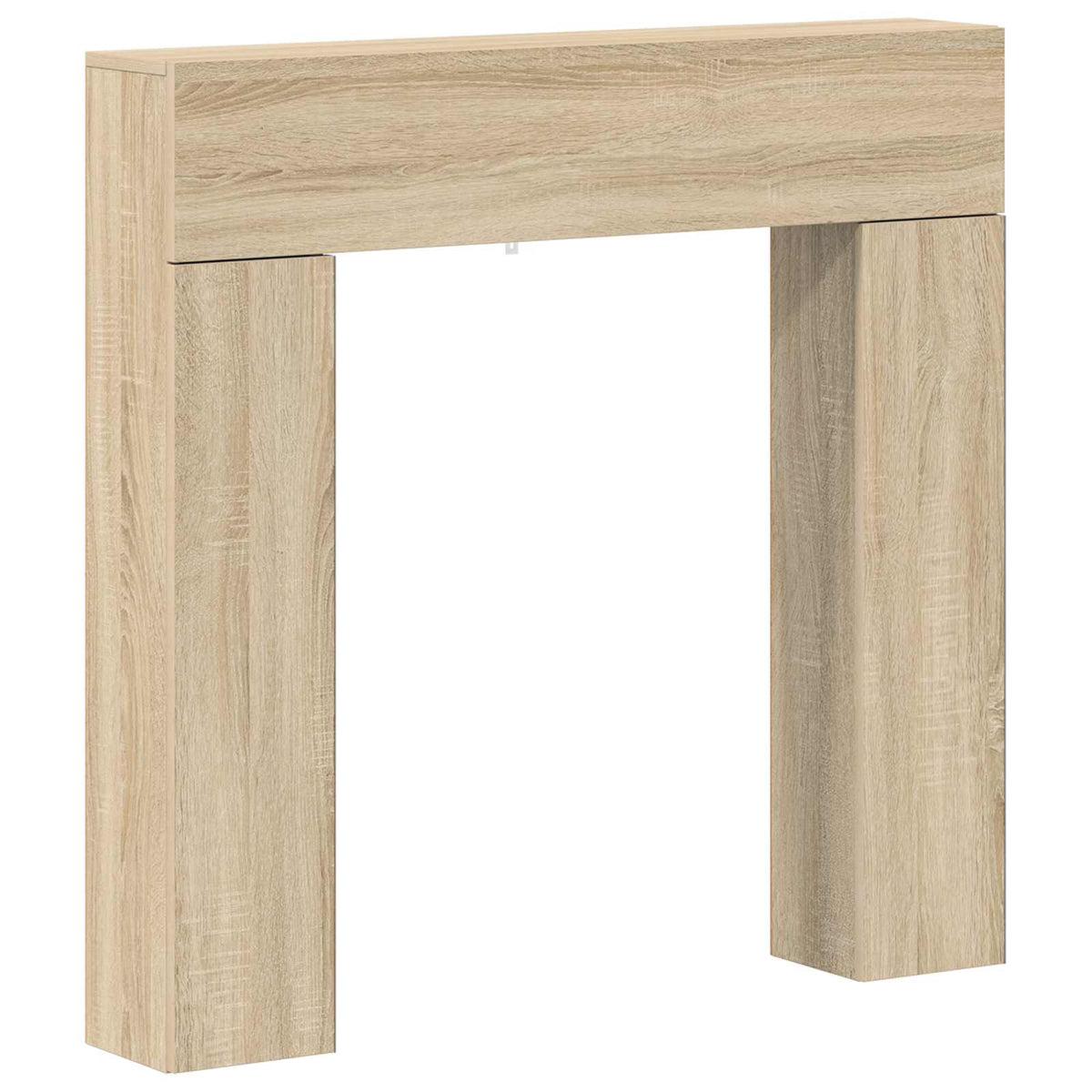Vidaxl haardomlijsting sonoma eiken 102 x 18 x 100,5 cm bewerkt hout