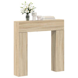Vidaxl haardomlijsting sonoma eiken 102 x 18 x 100,5 cm bewerkt hout