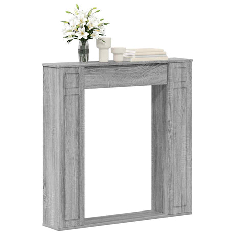 Vidaxl haardomlijsting grijs sonoma 100 x 20 x 100 cm bewerkt hout