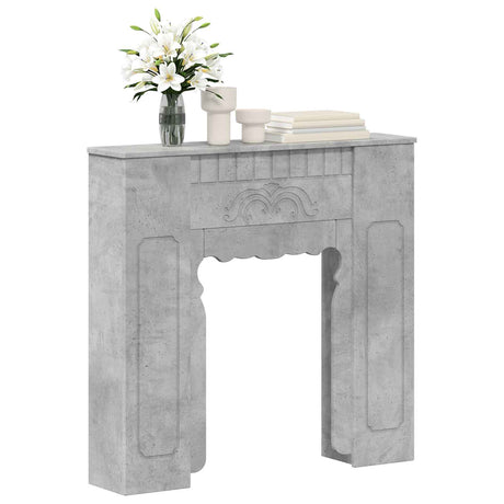 Vidaxl haardomlijsting betongrijs 93 x 20 x 89 cm bewerkt hout