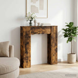 Vidaxl haardomlijsting gerookt eiken 102 x 20 x 102 cm bewerkt hout