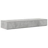 Vidaxl studiobureau betongrijs 130 x 40 x 19,5 cm bewerkt hout