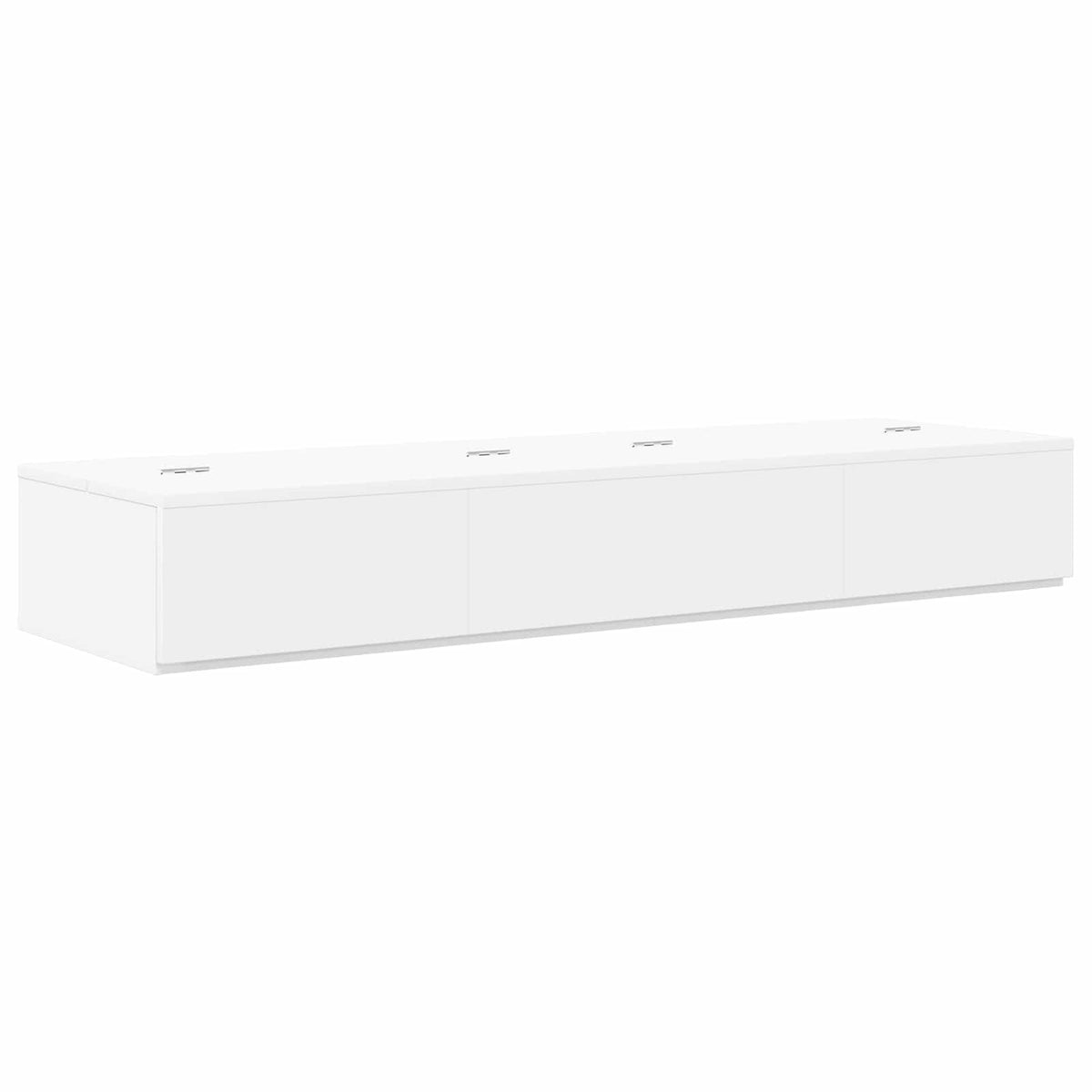 Vidaxl studiobureau wit 110 x 40 x 19,5 cm bewerkt hout