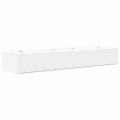 Vidaxl studiobureau wit 110 x 40 x 19,5 cm bewerkt hout