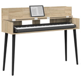 Vidaxl studiobureau sonoma eiken 110 x 40 x 19,5 cm bewerkt hout