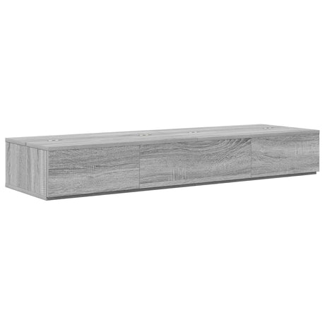 Vidaxl studiobureau grijs sonoma 110 x 40 x 19,5 cm bewerkt hout