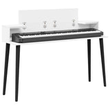 Vidaxl studiobureau wit 152 x 36 x 19,5 cm bewerkt hout