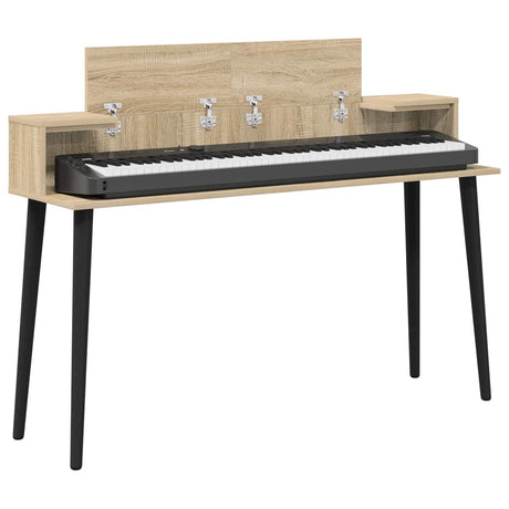 Vidaxl studiobureau sonoma eiken 152 x 36 x 19,5 cm bewerkt hout