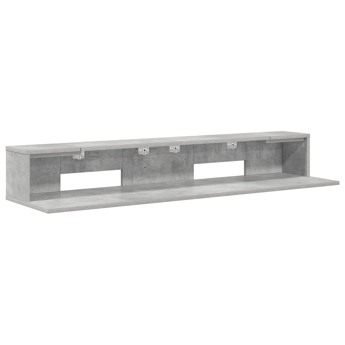 Vidaxl studiobureau betongrijs 152 x 36 x 19,5 cm bewerkt hout