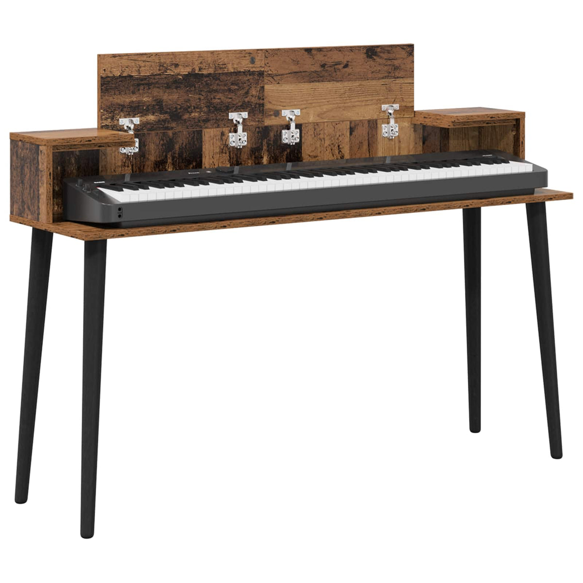Vidaxl studiobureau oud hout 152 x 36 x 19,5 cm bewerkt hout