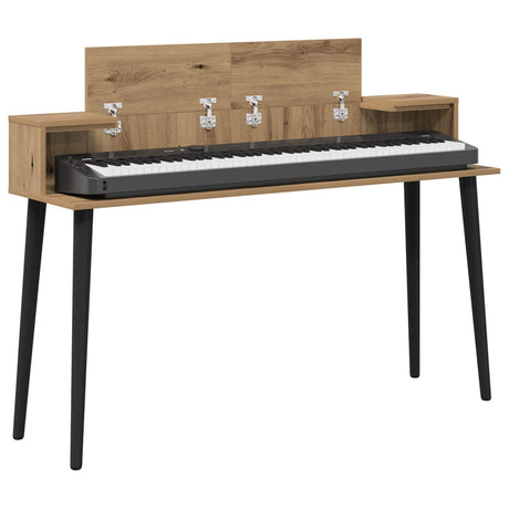 Vidaxl studiobureau artisanaal eiken 152 x 36 x 19,5 cm bewerkt hout