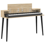 Vidaxl studiobureau sonoma eiken 130 x 36 x 19,5 cm bewerkt hout