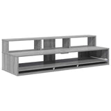 Vidaxl studiobureau grijs sonoma 130 x 42,5 x 36 cm bewerkt hout