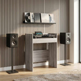 Vidaxl dj tafel grijs sonoma 62 x 45 x 102 cm bewerkt hout