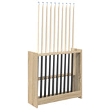 Vidaxl biljartkeu standaard bewerkt hout 60 x 20 x 57 cm sonoma eiken