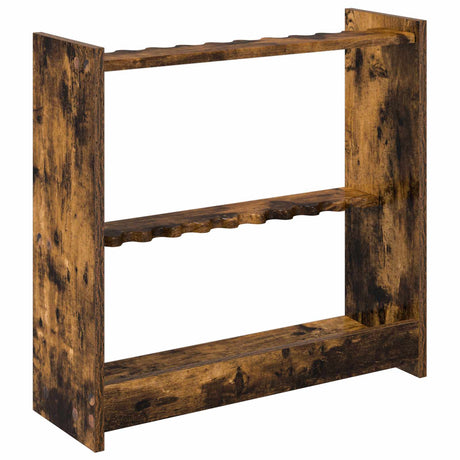 Vidaxl biljartkeu standaard bewerkt hout 60 x 20 x 57 cm gerookt eiken
