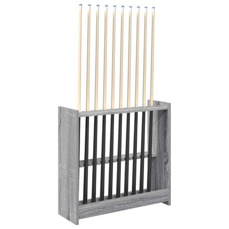 Vidaxl biljartkeu standaard bewerkt hout 60 x 20 x 57 cm grijs sonoma