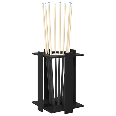 Vidaxl biljartkeu standaard bewerkt hout 42 x 43 x 60 cm zwart