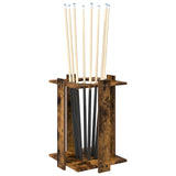 Vidaxl biljartkeu standaard bewerkt hout 42 x 43 x 60 cm gerookt eiken
