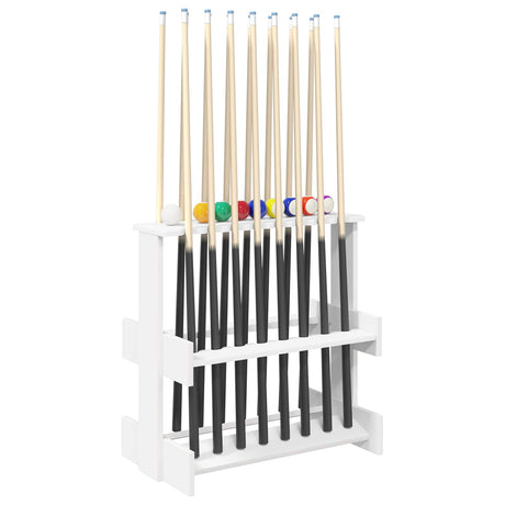 Vidaxl biljartkeu standaard bewerkt hout 60 x 35 x 60 cm wit