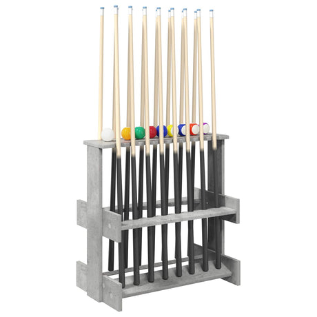 Vidaxl biljartkeu standaard bewerkt hout 60 x 35 x 60 cm betongrijs