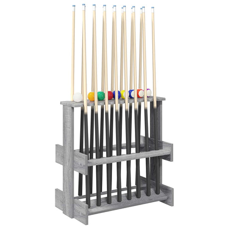 Vidaxl biljartkeu standaard bewerkt hout 60 x 35 x 60 cm grijs sonoma
