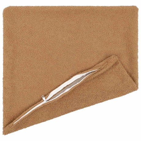 Vidaxl kussensloop 6 pcs heerlen beige 30 x 30 cm bouclé