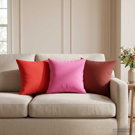 Vidaxl kussensloop 2 pcs heerlen roze 30 x 30 cm polyester
