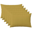 Vidaxl kussensloop 6 st heerlen lichtgroen 30 x 50 cm stof