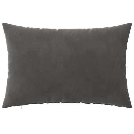 Vidaxl kussensloop 2 pcs heerlen donkergrijs 30 x 50 cm fluweel