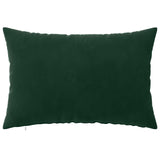 Vidaxl kussensloop 6 pcs heerlen donkergroen 30 x 50 cm fluweel