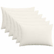 Vidaxl kussensloop 6 pcs heerlen crèmekleurig 30 x 50 cm corduroy