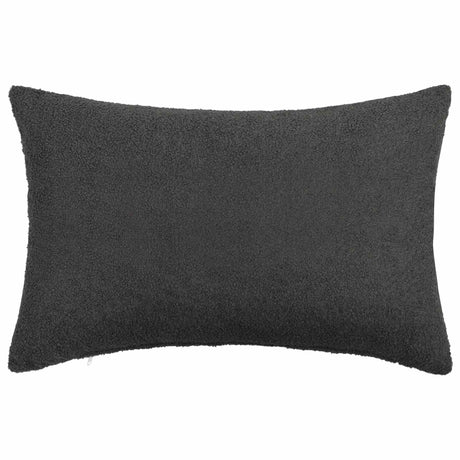 Vidaxl kussensloop 6 pcs heerlen donkergrijs 30 x 50 cm bouclé