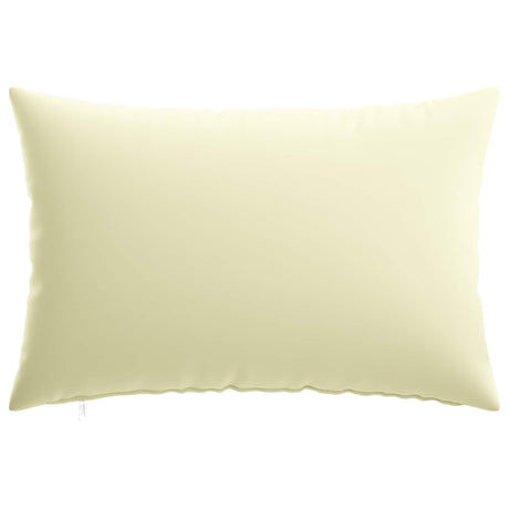 Vidaxl kussensloop 6 pcs heerlen crèmekleurig 30 x 50 cm polyester