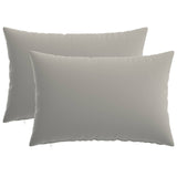 Vidaxl kussensloop 2 pcs heerlen grijs 30 x 50 cm polyester