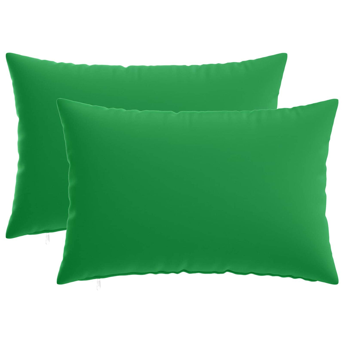 Vidaxl kussensloop 2 pcs heerlen groen 30 x 50 cm polyester