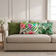 Vidaxl kussensloop 6 pcs heerlen bladontwerp 40 x 60 cm polyester