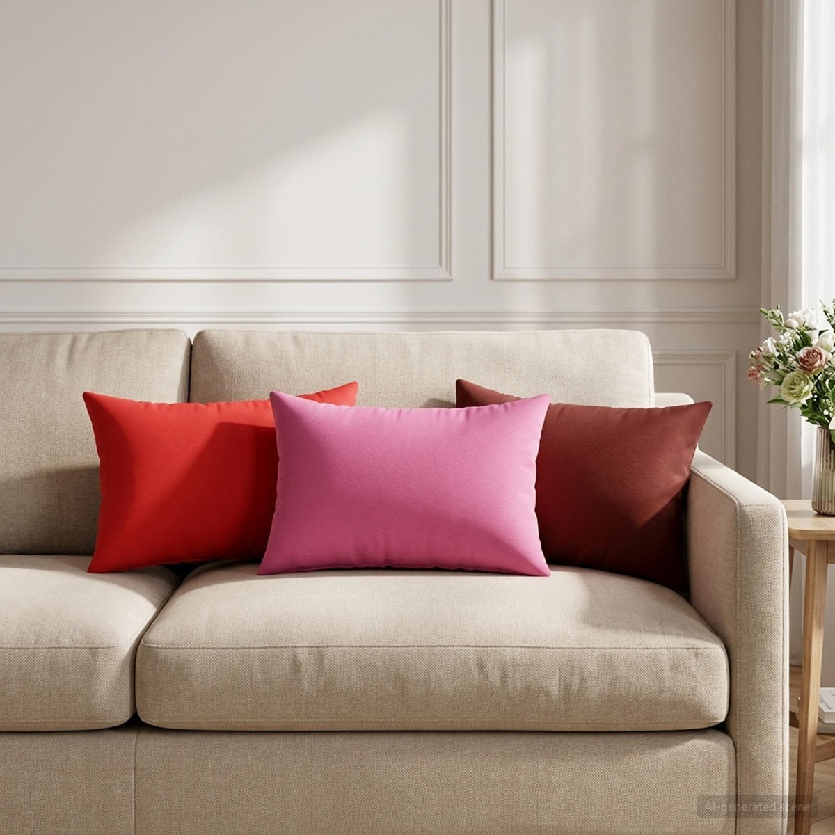 Vidaxl kussensloop 2 pcs heerlen roze 30 x 50 cm polyester