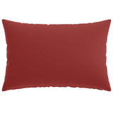 Vidaxl kussensloop 2 pcs heerlen wijnrood 30 x 50 cm polyester