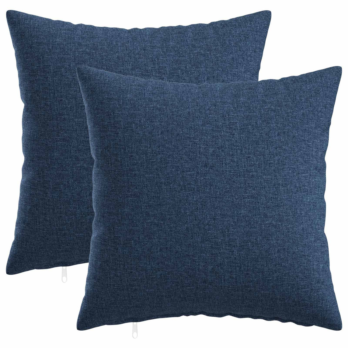 Vidaxl kussensloop 2 st heerlen blauw 35 x 35 cm stof