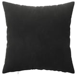 Vidaxl kussensloop 2 pcs heerlen zwart 35 x 35 cm fluweel
